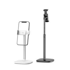 S2 Aluminum Adjustable Desktop Phone Holder Compatible for 4.7-7’in mobile phone