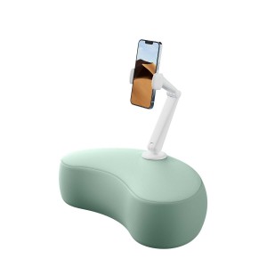 U5P Green Ergonomic Flexible Double Arm Mobile Mount Pillow Holder