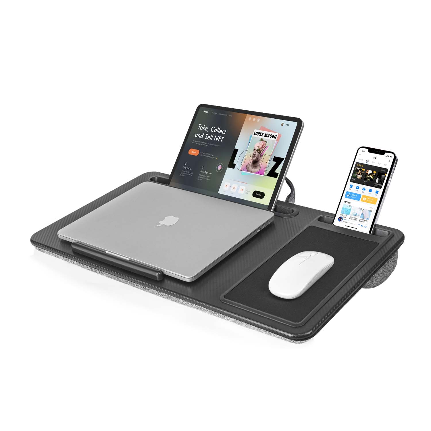LA1 with Mouse Pad Portable Laptop Tray