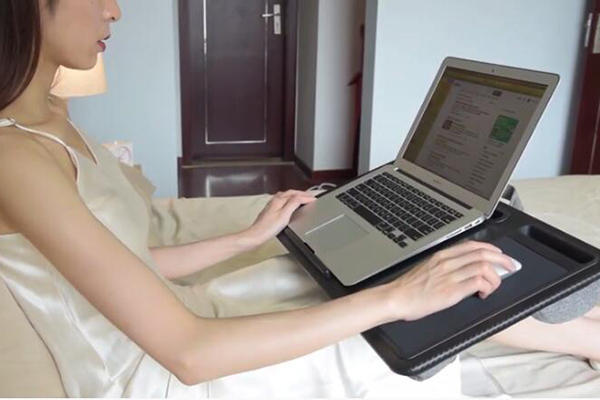 The necessary helper you can not miss for working from home—Xgear lap desk with mouse pad